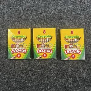 3 Crayola Colors Skin Colors Crayons NEW Multicultural 8 NonToxic Boxes Art